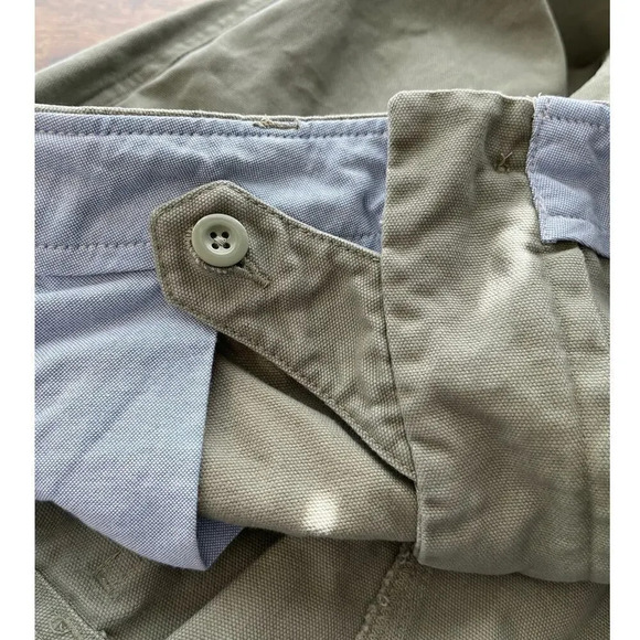 Land's End Mens 37 Soft Green Khaki 100% Cotton Casual/Working Pants - Picture 7 of 11